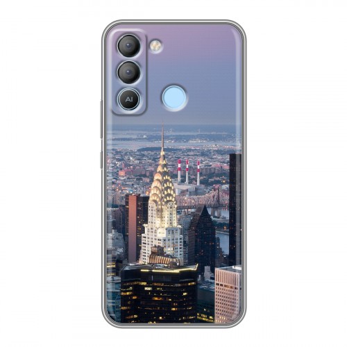 Дизайнерский силиконовый чехол для Tecno Pop 5 LTE Нью-Йорк