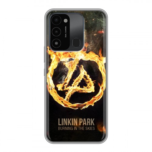 Дизайнерский силиконовый с усиленными углами чехол для Tecno Spark Go 2022 Linkin Park