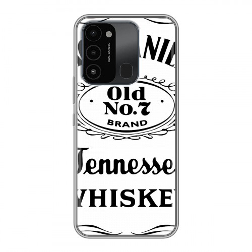 Дизайнерский силиконовый с усиленными углами чехол для Tecno Spark Go 2022 Jack Daniels