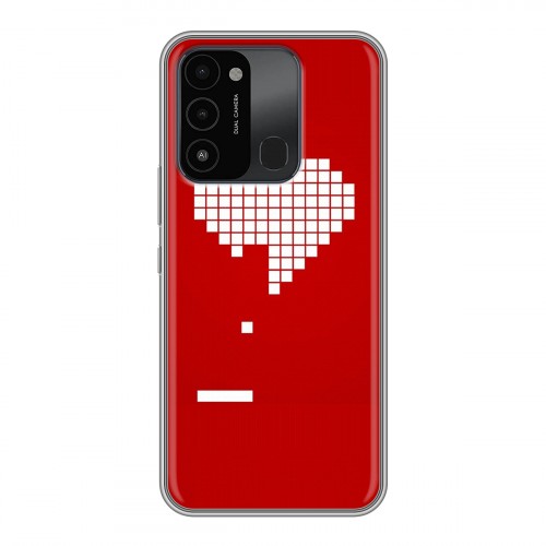Дизайнерский силиконовый с усиленными углами чехол для Tecno Spark Go 2022 День Святого Валентина