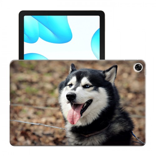 Дизайнерский силиконовый чехол для Realme Pad Собаки