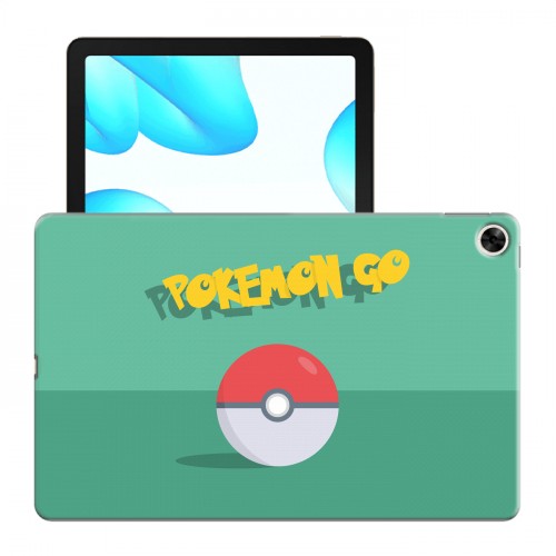 Дизайнерский силиконовый с усиленными углами чехол для Realme Pad Pokemon Go