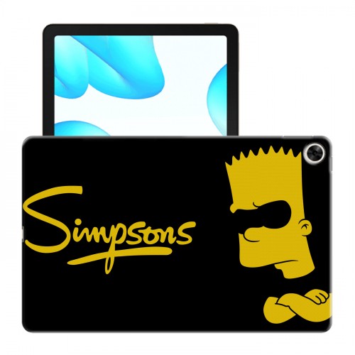 Дизайнерский силиконовый чехол для Realme Pad Симпсоны