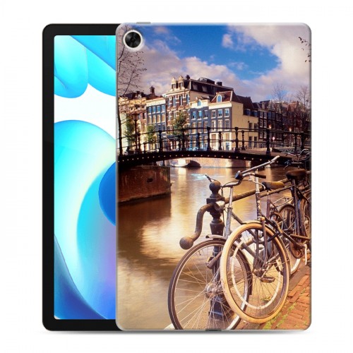 Дизайнерский силиконовый чехол для Realme Pad амстердам