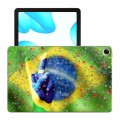 Дизайнерский силиконовый чехол для Realme Pad флаг Бразилии