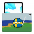 Дизайнерский силиконовый чехол для Realme Pad флаг Швеции