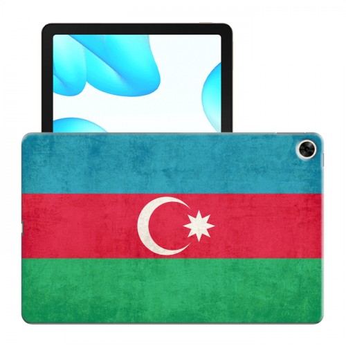 Дизайнерский силиконовый чехол для Realme Pad Флаг Азербайджана