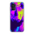 Дизайнерский силиконовый чехол для Samsung Galaxy A13 4G Животный поп-арт