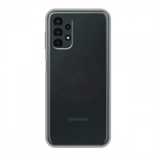 Полупрозрачный дизайнерский пластиковый чехол для Samsung Galaxy A13 4G Абстракции 5