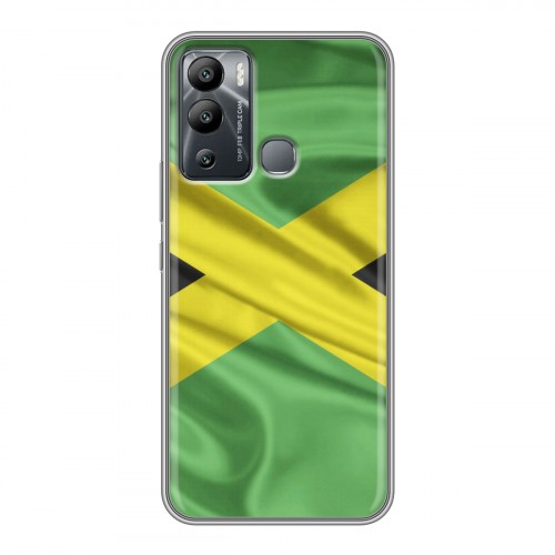 Дизайнерский силиконовый чехол для Infinix Hot 12i Флаг Ямайки