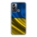 Дизайнерский силиконовый с усиленными углами чехол для Infinix Hot 12i Флаг Украины