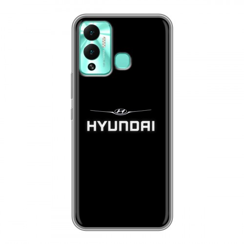 Дизайнерский силиконовый с усиленными углами чехол для Infinix Hot 12 Play Hyundai