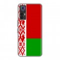 Дизайнерский силиконовый чехол для TCL 30 Флаг Белоруссии