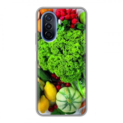 Дизайнерский силиконовый чехол для Huawei Nova Y70 Овощи