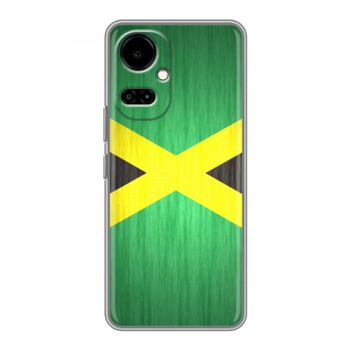 Дизайнерский пластиковый чехол для Tecno Camon 19 Флаг Ямайки