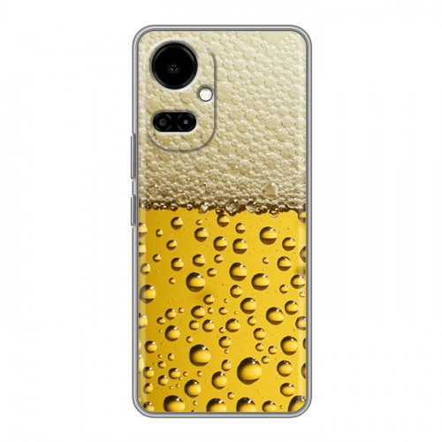 Дизайнерский силиконовый чехол для Tecno Camon 19 Пузырьки пива