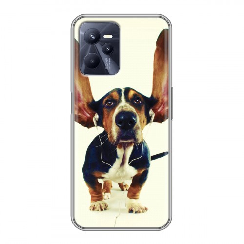 Дизайнерский силиконовый чехол для Realme C35 Собаки