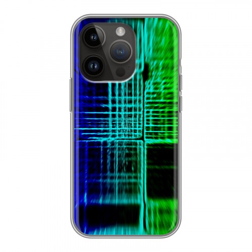 Дизайнерский силиконовый чехол для Iphone 14 Pro Оптические иллюзии
