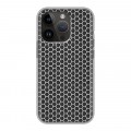 Дизайнерский силиконовый чехол для Iphone 14 Pro Абстракции Сетка