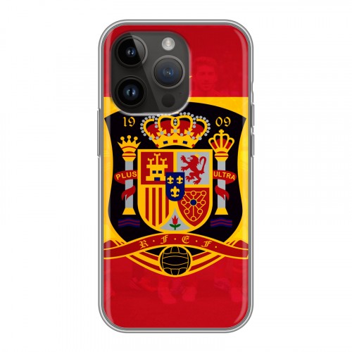 Дизайнерский силиконовый чехол для Iphone 14 Pro флаг Испании