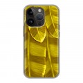 Дизайнерский силиконовый чехол для Iphone 14 Pro Контрастные перья