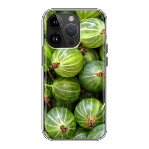 Дизайнерский силиконовый чехол для Iphone 14 Pro Ягоды текстуры