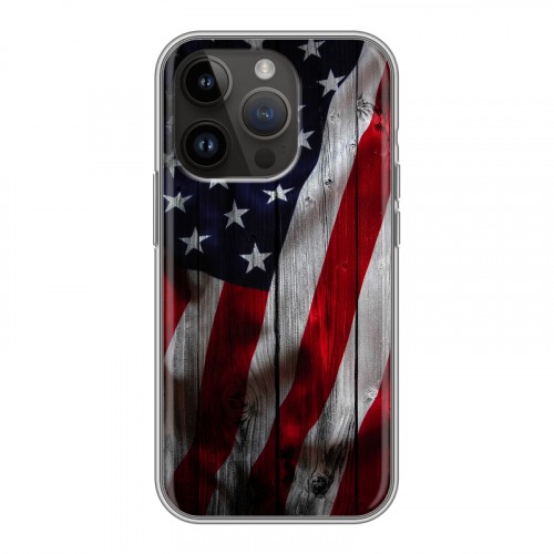 Дизайнерский силиконовый чехол для Iphone 14 Pro Флаг США