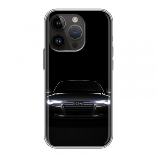 Дизайнерский силиконовый чехол для Iphone 14 Pro Audi