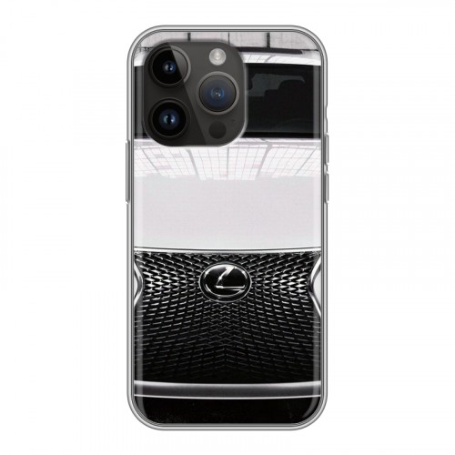 Дизайнерский силиконовый чехол для Iphone 14 Pro Lexus