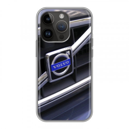 Дизайнерский силиконовый чехол для Iphone 14 Pro Volvo