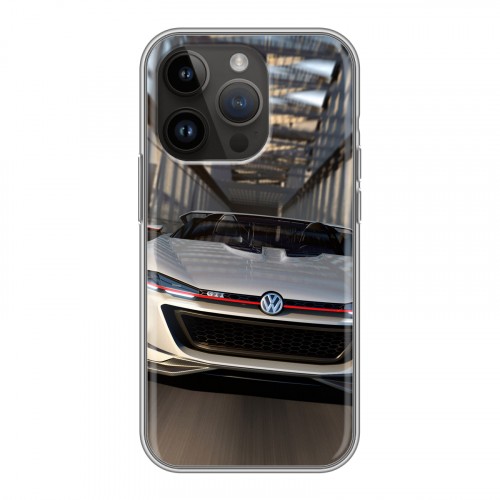 Дизайнерский силиконовый чехол для Iphone 14 Pro Volkswagen