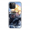 Дизайнерский силиконовый с усиленными углами чехол для Iphone 14 Pro Max Star Wars Battlefront