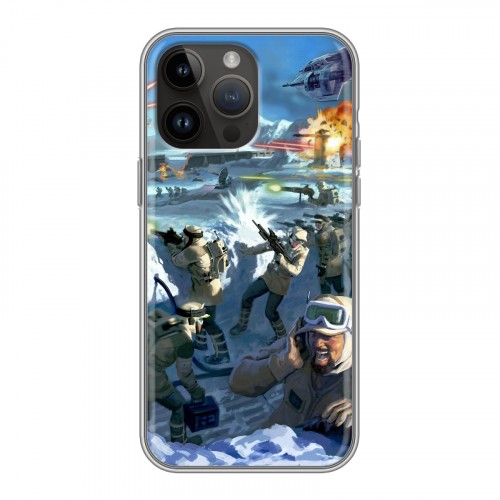 Дизайнерский пластиковый чехол для Iphone 14 Pro Max Star Wars Battlefront