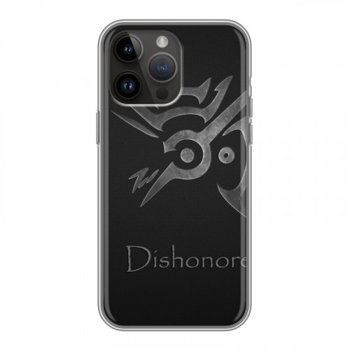 Дизайнерский силиконовый чехол для Iphone 14 Pro Max Dishonored 2