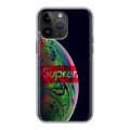 Дизайнерский силиконовый с усиленными углами чехол для Iphone 14 Pro Max Супер стиль