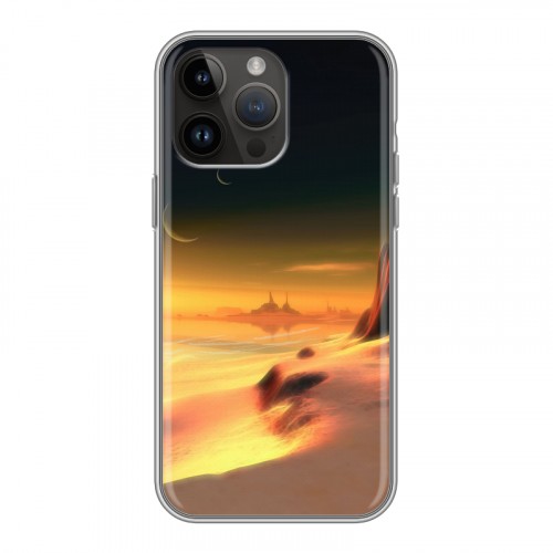 Дизайнерский силиконовый чехол для Iphone 14 Pro Max Дюна 2021