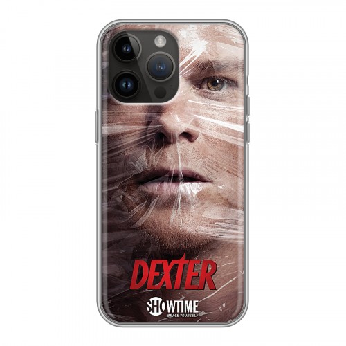Дизайнерский силиконовый чехол для Iphone 14 Pro Max Декстер