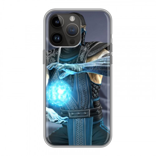 Дизайнерский силиконовый чехол для Iphone 14 Pro Max Mortal Combat