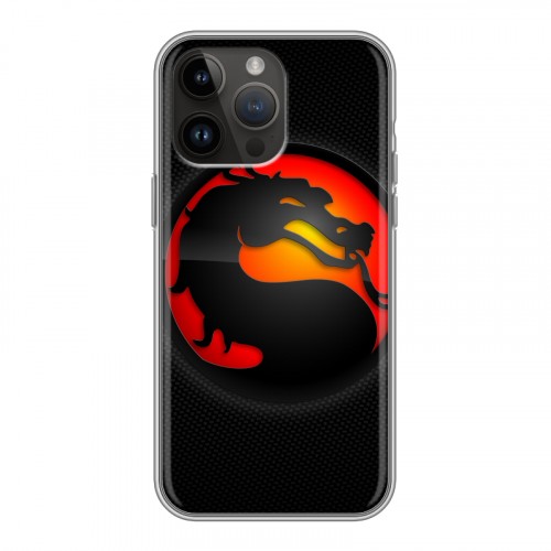 Дизайнерский силиконовый чехол для Iphone 14 Pro Max Mortal Combat