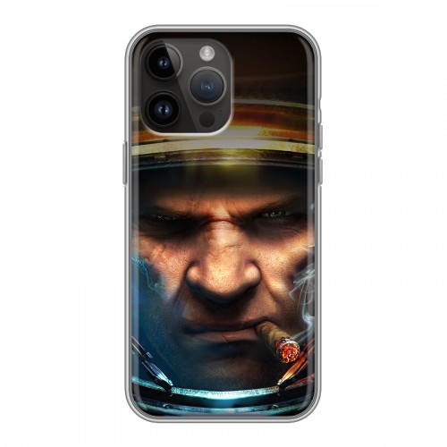 Дизайнерский силиконовый чехол для Iphone 14 Pro Max Starcraft