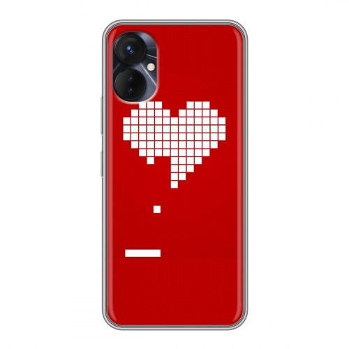 Дизайнерский силиконовый с усиленными углами чехол для Tecno Spark 9 Pro День Святого Валентина
