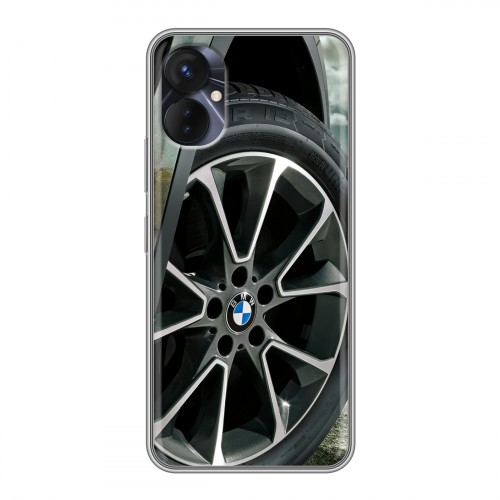 Дизайнерский силиконовый с усиленными углами чехол для Tecno Spark 9 Pro BMW