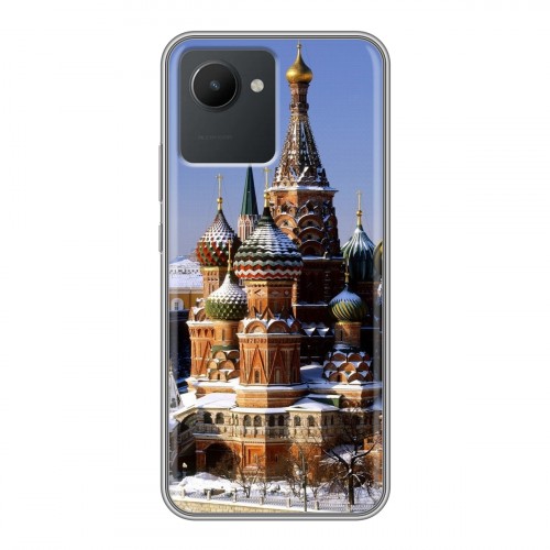 Дизайнерский силиконовый чехол для Realme C30 Москва