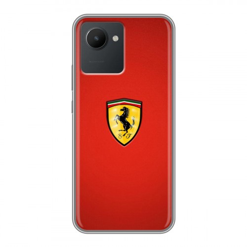 Дизайнерский силиконовый чехол для Realme C30 Ferrari