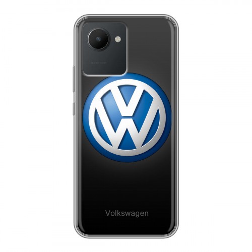Дизайнерский силиконовый с усиленными углами чехол для Realme C30 Volkswagen