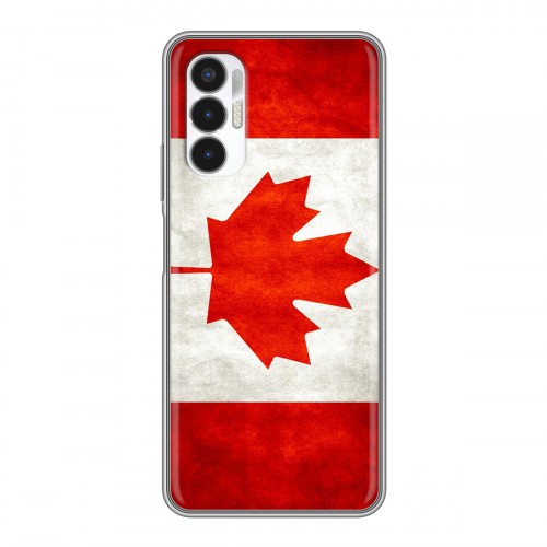 Дизайнерский силиконовый чехол для Tecno Pova 3 Флаг Канады
