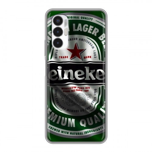 Дизайнерский силиконовый чехол для Tecno Pova 3 Heineken