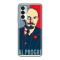 Дизайнерский силиконовый чехол для Tecno Pova 3 Владимир Ленин