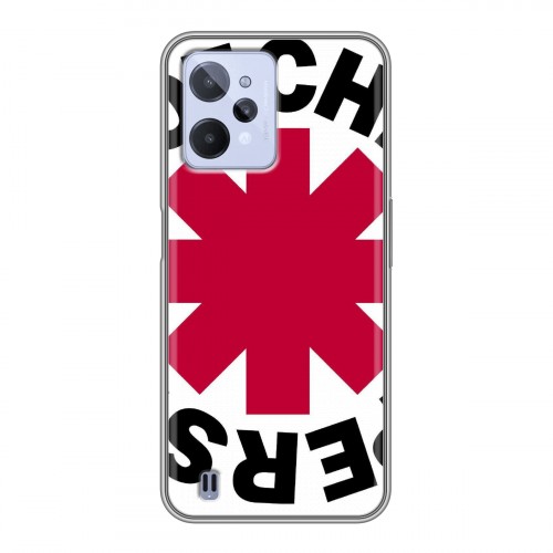 Дизайнерский силиконовый чехол для Realme C31 Red Hot Chili Peppers