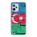 Дизайнерский силиконовый с усиленными углами чехол для Realme C31 Флаг Азербайджана